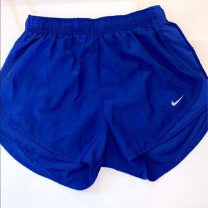 Blue nike shorts